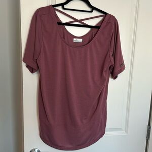 Columbia pink/mauve tshirt